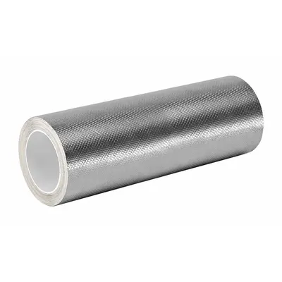 Selotip Listrik Konduktif 3M: Lebar 11 1/2 in, Panjang 6 yd, Tebal 4 mil, Peringkat Tegangan 600 V - Ultra-Conductive Embossed Foil Electrical Tape