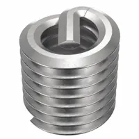 HELI-COIL Helical Insert: Tanged Tang Style, Free-Running, M4-0.70 Thread Size, Plain, Plain, 12 PK (MPN R1084-4)