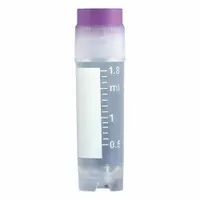 APPROVED VENDOR Plastic Vials: Cryogenic, Polypropylene, 2 mL, Violet, Sterile, Colorless, Round (MPN 3012V)