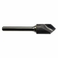 CLEVELAND Countersink: 90°, 1 Flute, 3/16 in Body Dia, 3/16 in Shank, Carbide (MPN C46337)