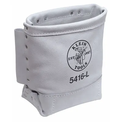 Kantong Alat KLEIN TOOLS: Untuk Lebar Sabuk Maks 3 inci, 1 Kantong, Putih - Leather Tool Pouches