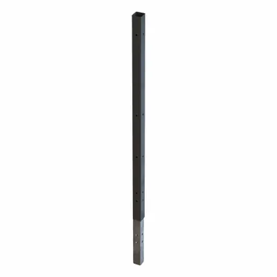 FOLDING GUARD Tiang Ekstensi Universal: 94 in H, Hitam - Folding Guard Quick-Assemble Adaptable Welded-Wire Partition Components
