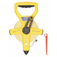 WESTWARD Long Tape Measure: Manual, 4YP86, SAE/Engineers Scale, 100 ft, 1/100 ft, Plastic, Manual