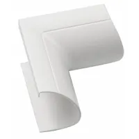 D-LINE 90 Degree Internal Elbow: 1 1/4 in Wd, 1/2 in Ht, Plastic, White (MPN US/IB3015W/5/GR)