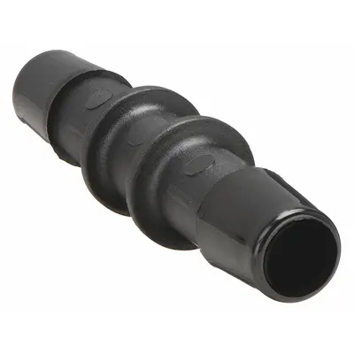 ELDON JAMES Kopling Fitting Berduri: Ukuran Fitting 1/4 in ID x 1/4 in ID, Berduri, Nilon - Standard Nylon Barbed Tube Fittings