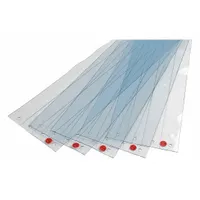 Replacement Strips: 8 in Strip Wd, PVC, Reinforced/Smooth, Clear, -20°F Min Op Temp, Strip, 4 PK (MPN 999-00015)