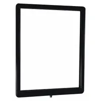 VISIONTRON Sign Frame: Black, 11 in Overall Wd (MPN FR1114DSSBSB)