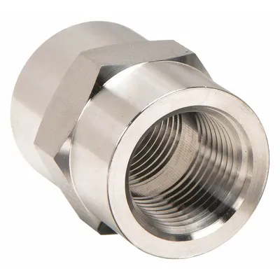 PARKER Pipa Logam Lurus: Lurus, Baja Tahan Karat 316, 1/4 in x 1/4 in, 6.600 psi - Extreme Pressure Instrumentation Pipe Fittings