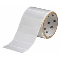 Pre-Cut Label Stock Roll: 1 in x 3 in, 3 13/64 in x 1 in, Polyester, Gray, 3,000 Labels per Roll (MPN THT-18-480-3)
