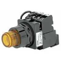 SIEMENS Illuminated Push Button: Illuminated, Extended Profile, Non-Metallic, 30 mm, 1NO/1NC (MPN US2:52BT6G9A)
