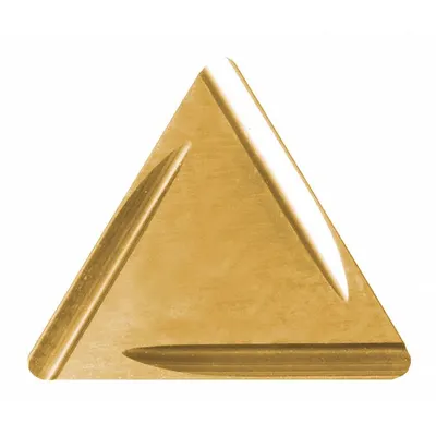 KYOCERA Sisipan Pembubut Segitiga, PVD Cermet (MPN TPGR222LBPV720) - Triangle (T) Indexable Turning Inserts