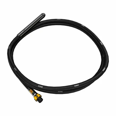 DEWALT Kepala Vibrator: DCPS310/DCPS320, Panjang Keseluruhan 21 ft, Lebar Keseluruhan 2 in, Quick-Connect - Replacement Shafts for Concrete Vibrators