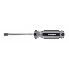 Standard nut driver with a solid round shank and 5 mm metric tip. Non-magnetized design for straight-drive fastening of nuts and bolts in assembly, maintenance, and repair tasks.