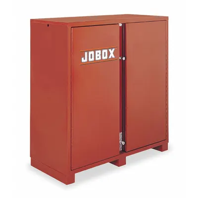 CRESCENT JOBOX Kabinet Lokasi Kerja: 24 in L x 72 in D x 61 in T, 49 cu ft, Gembok - Jobsite Cabinets
