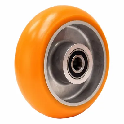 Roda Caster HAMILTON: Diameter Roda 6 in, Lebar Roda 2 in, Poliuretan, Kapasitas Beban 800 lb - Easy-Roll Polyurethane Tread on Steel Core Wheels