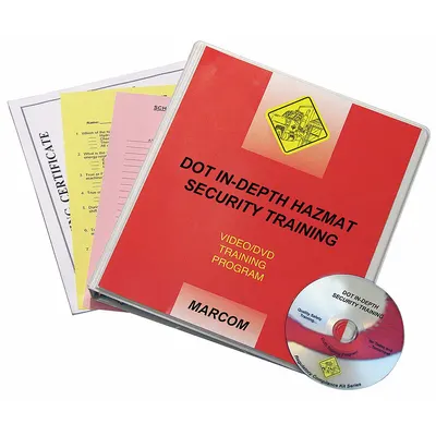 MARCOM Video Pelatihan: Keselamatan Mengemudi, Keamanan HAZMAT DOT In-Dp, DVD - Hazardous Materials Transportation Training