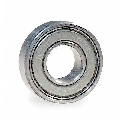 Bantalan Bola Radial NTN: R18, Pelindung Ganda, Lubang 1 1/8 in, OD 2 1/8 in, Lebar 0.5 in - High-Temperature Radial Ball Bearings