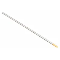 WESTWARD Tungsten Electrode: 1.5% Lanthanated, 3/32 in x 7 in, Gold, EWLa-1.5, 10 PK (MPN 31GH56)