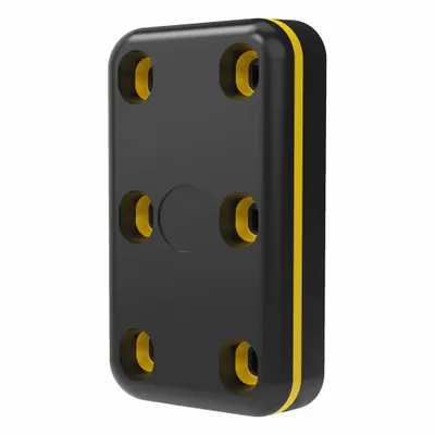 A-SAFE Bantalan Dermaga: Persegi Panjang, Polimer, Bumper 20 1/2 in x 11 5/8 in x 4 3/8 in - High-Impact Polymer Dock Bumpers