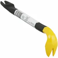 Nail Puller: Claw End, 11 in Overall Lg, 3/4 in Bar Wd, 5/8 in End Wd, T No, 2 Nail Slots, ASME (MPN 55-035)