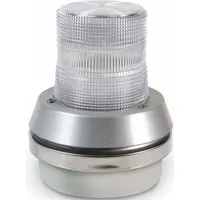 EDWARDS SIGNALING Horn Strobe: 120VAC, 7 3/8 in Overall Ht, 6 in Overall Dia, LED, 51XBRFW120A