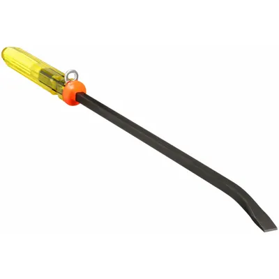 PROTO Tethered Pry Bar: Chisel End, 32 in Overall Lg, 1 1/4 in Bar Wd, 3/4 in End Wd - Screwdriver-Handle Pry Bars