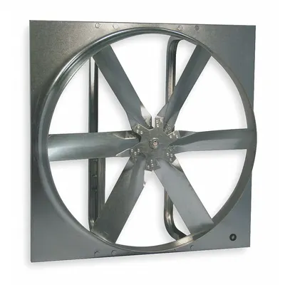 Dayton Exhaust Fan: 42 in Blade - Belt-Drive Panel Exhaust Fans without Drive Package