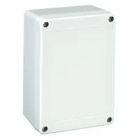 BOX ENCLOSURES Enclosure: Gray, Polycarbonate, 4 in x 3 in x 2 in, NEMA 4, Solid Cover (MPN BEN-30P)