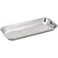 WESTWARD Magnetic Tray: Rectangular Tray, 14 in Overall Lg, 6 1/4 in Overall Wd, 1 1/4 in Ht (MPN 4YCK4)