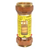 HEDLAND Mechanical Flowmeter: Flow Meter, Scale, Variable Area, Inline, Universal, Gallons/Liters (MPN H617-010-R)