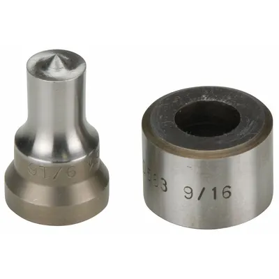 ENERPAC Punch and Die Set: 1/2 in Bolt Size (In.), 0.5 Cold Rolled C-1018 - Hand and Power Tools