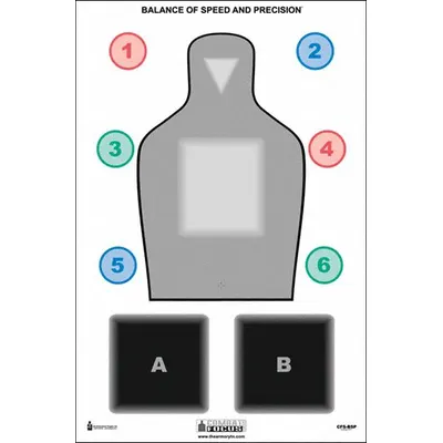 ACTION TARGET CFS-BSP-50 Silhouette Target - Silhouette Targets