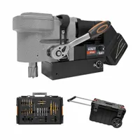 HOLEMAKER TECHNOLOGY Cordless Magnet Drill: Permanent Magnet, 530 RPM – 530 RPM, Brushless Motor (MPN STC-KIT-RTV36INS-2B-IN)