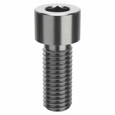 AMPG Socket Head Cap Screw: 1/2"-13 Thread Size, 1 1/4 in Lg, Std, Plain, Stainless Steel - Inch System Standard Socket Head Cap Screws