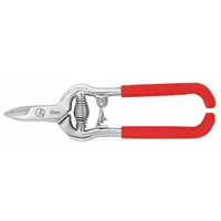 CLAUSS Wire Cutter: Ambidextrous, 6 1/2 in Overall Lg, Straight, Steel, Pointed, Red (MPN 18003)