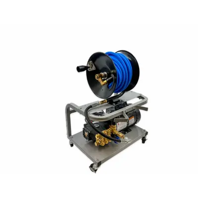 AR BLUE CLEAN Electric Pressure Washer: Cart, 120 V – Single-Phase, 1,700 psi, 3 gpm - Cold Water Pressure Washers