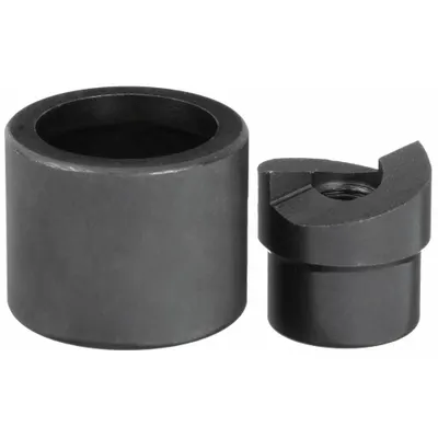Eclipse Knockout Punch and Die Kit: 10 ga Sheet Metal Capacity (Steel), 1/2 in Nominal Size - Eclipse Knockout Punches & Dies