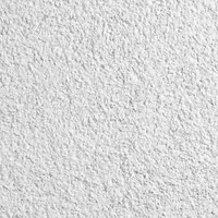White mineral fiber ceiling tiles, 24 in x 24 in, with beveled tegular edge for 9/16 in grid. Mold resistant, high light reflectance (83% or more), high recycled content (50% or more). Sold in packs of 10. Suitable for noise-sensitive environments such as libraries