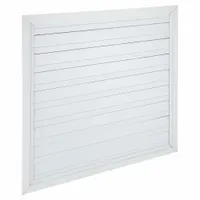 38"H-W Alu Universal Backdraft Dampr: For 36 in Fan, Single Panel, 38 in H, 38 in W, 1 5/8 in D