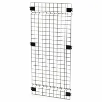 HUSKY RACK & WIRE Welded Wire Panel: 4 ft H x 2 ft W x 1 1/2 in D, Black, Powder-Coated (MPN V0204)