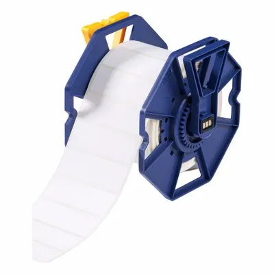 BRADY Pre-Cut Label Stock Roll: 1 in x 3 in, Acrylic, Permanent Adhesive, 1,000 Labels - Brady Inkjet Precut Label Rolls
