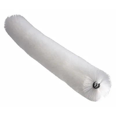 TANIS Cylinder Brush: 0.03 in Bristle Dia, 30 in Brush Face Lg, 30 in Overall Lg - Light-Duty Adjustable-Width Mount Cylinder Brushes