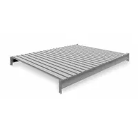 TENNSCO Shelf: 60 in x 48 in, 22 ga Beams, Steel, 3,800 lb Load Capacity (MPN 6940)