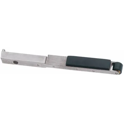 DYNABRADE Contact Arm: 1/2 in Belt Wd, 18 in Belt Lg, Dynafile II Series, 7/16 in Wheel Dia - Belt Sander Contact Arms