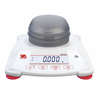 OHAUS Compact Bench Scale: 220 g Capacity, 0.001 g Readability, Carat/Custom/g/oz/pwt - Precision Lab Balances