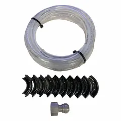 Installation kit for ELGA water purification systems. Contains components required for installing or replacing parts in laboratory or industrial water treatment setups.
