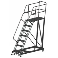 BALLYMORE Mobile Work Platform: 5.8 ft Platform Ht - Max, 24 in x 48 in, Steel, 800 lb Load Capacity (MPN SEP7-2448)