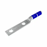 Compression Lug: For 6 AWG, Stranded Wire, 1/2 in Stud Size, Long, Copper Barrel (MPN YA6C2N)