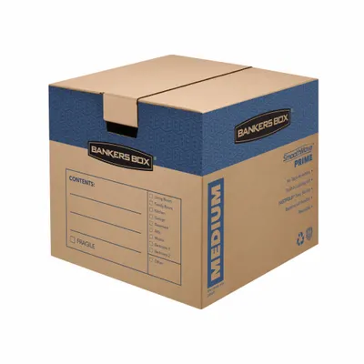SMOOTHMOVE Moving Box: 18 in x 18 in x 16 in, 32 ECT, Double Wall - Printed Moving Boxes