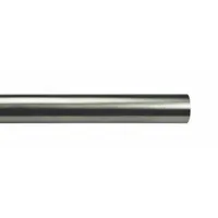 Standard EMT conduit made of 304 stainless steel with a polished finish, gray color, 1 1/2 in trade size, and 10 ft nominal length. Used to protect and route electrical wiring in commercial, industrial, and residential buildings